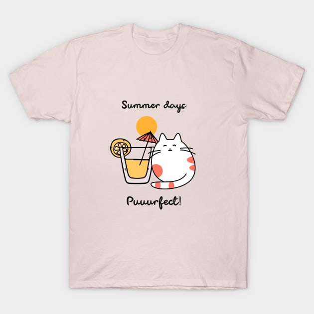 Cat Cocktail T-Shirt by Dog Lovers Store